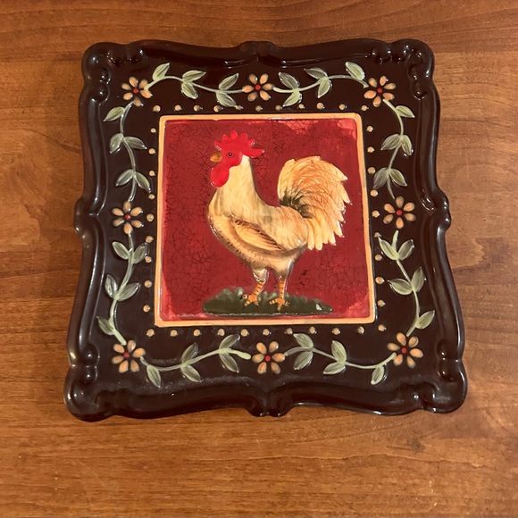 MWW Market Kimberly Poloson square plate - Picture 2 of 6